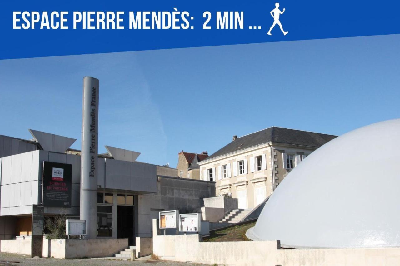 Studio Simplicien *Cosy* Plein Centre Ville De Poitiers *Tv* Wifi *Cafe* ภายนอก รูปภาพ